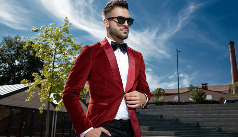 Red Tuxedo Jacket