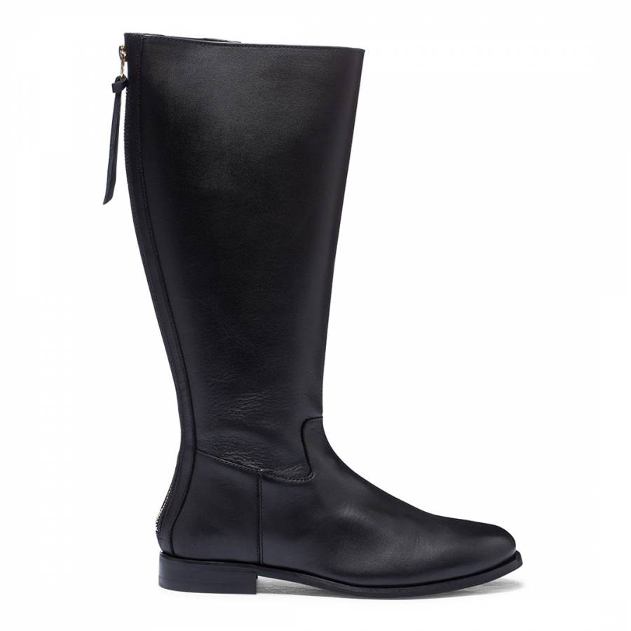 Oliver Sweeney Black Leather Tassle Riding Boots