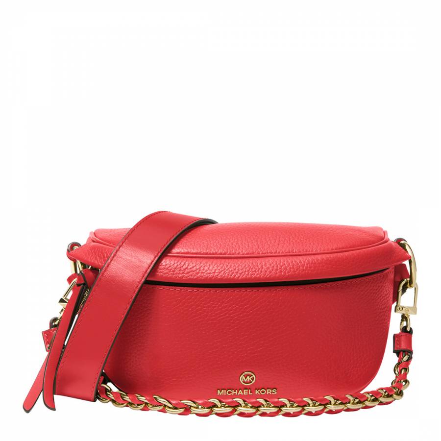 Michael kors red sling bag deals