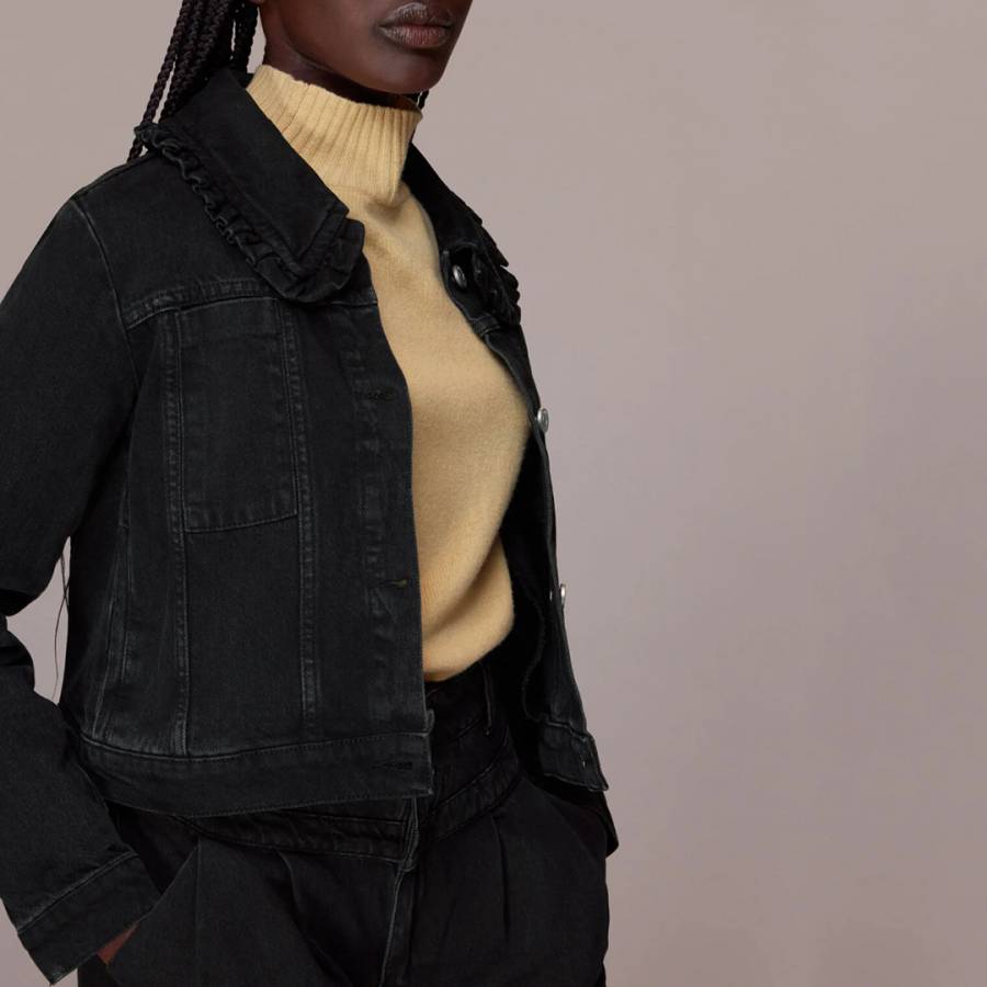 Black frill jacket 2025
