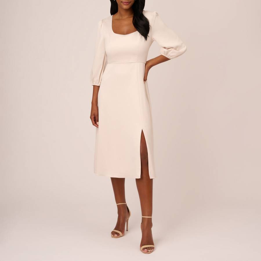 Adrianna papell cream dress deals