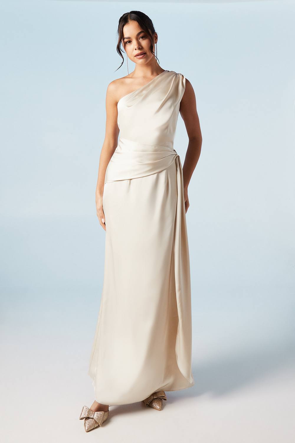 sachin and babi light blue dress Champagne Bridesmaid Dresses UK | Multiway Infinity